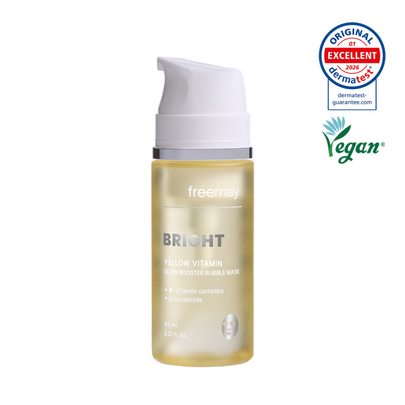프리메이 옐로우 비타민 글로우 부스터 버블 마스크