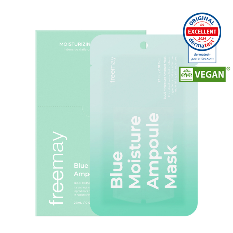 프리메이 블루 모이스춰 앰플 마스크 10매